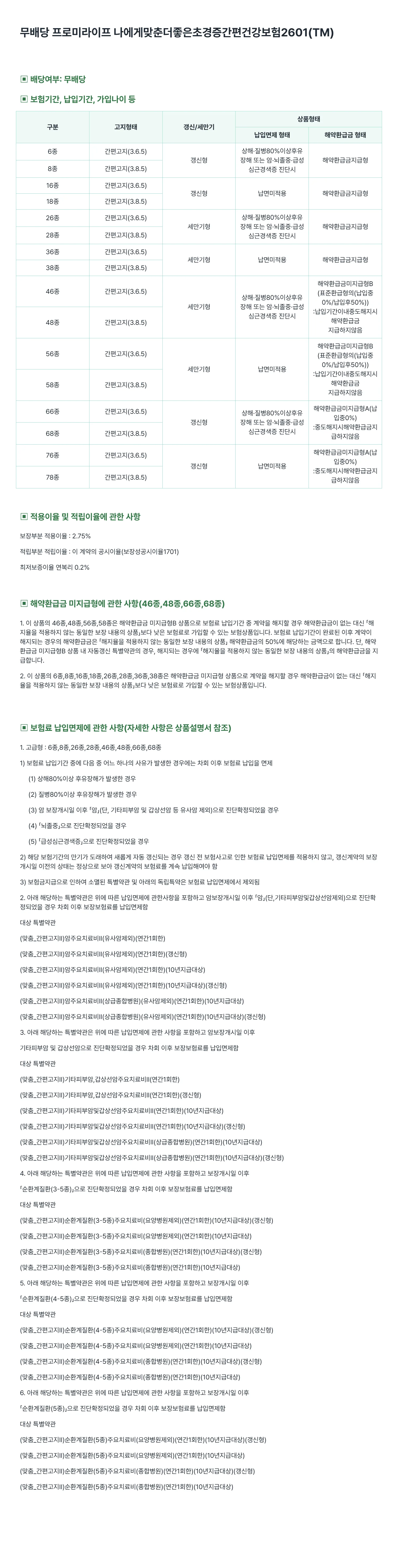 간병보험 가입안내